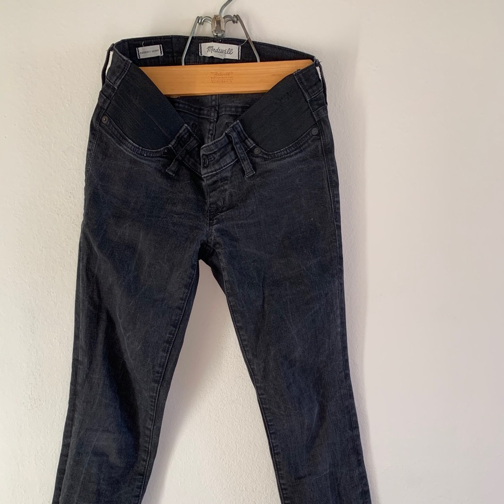 Madewell Black Maternity Skinny Jeans - 26
